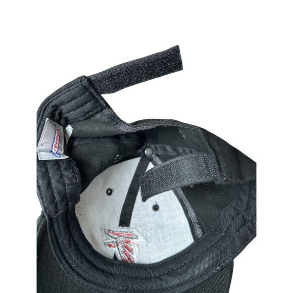 VTG Atlanta Falcons NFL Reebok Black Baseball Cap Hat Adjustable Sz One Size - Picture 10 of 10